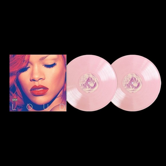 *Ships Now* Rihanna Loud RIH Issue Exclusive Vinyl Opaque Baby Pink Vinyl 2LP - Picture 1 of 1